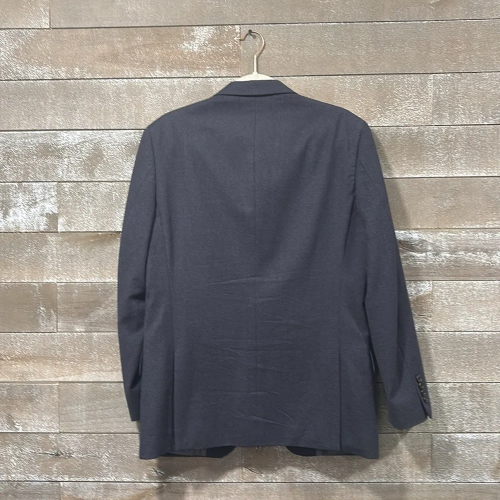 Wallin & Bros 100% wool blue grey sports coat size 38R